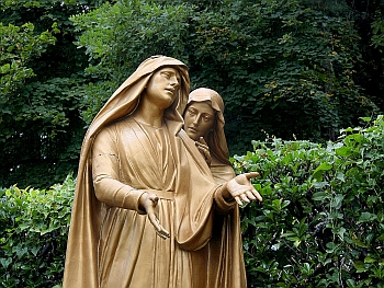  Station 4 : Jesu Mutter und Maria Magdalena (?) 