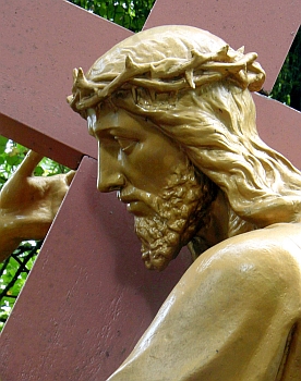  Station 5 : "Kreuztragender Jesus [ Detail ]" 